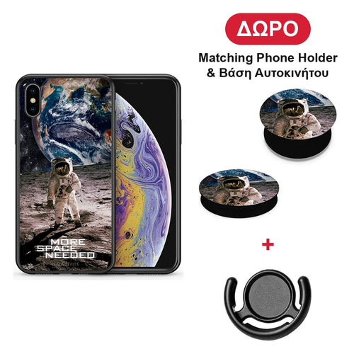 More Space - iPhone X / Xs θήκη + Δώρο Phone Holder & Βάση Αυτοκινήτου
