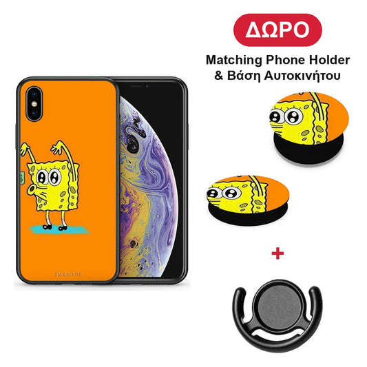 No Money 2 - iPhone X / Xs θήκη + Δώρο Phone Holder & Βάση Αυτοκινήτου