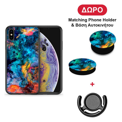 Paint Crayola - iPhone X / Xs θήκη + Δώρο Phone Holder & Βάση Αυτοκινήτου