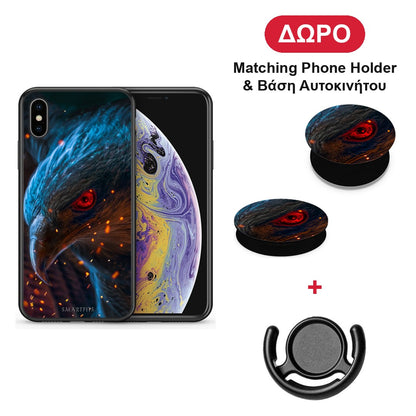 PopArt Eagle - iPhone X / Xs θήκη + Δώρο Phone Holder & Βάση Αυτοκινήτου