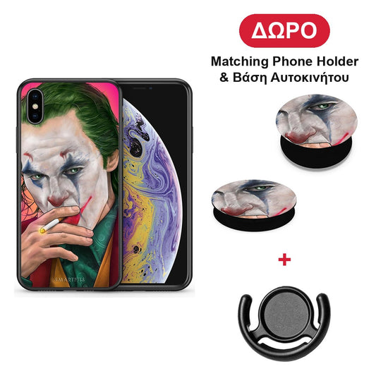 PopArt JokesOnU - iPhone X / Xs θήκη + Δώρο Phone Holder & Βάση Αυτοκινήτου