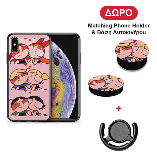 Puff Love - iPhone X / Xs θήκη + Δώρο Phone Holder & Βάση Αυτοκινήτου