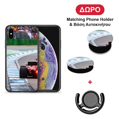 Racing Vibes - iPhone X / Xs θήκη + Δώρο Phone Holder & Βάση Αυτοκινήτου