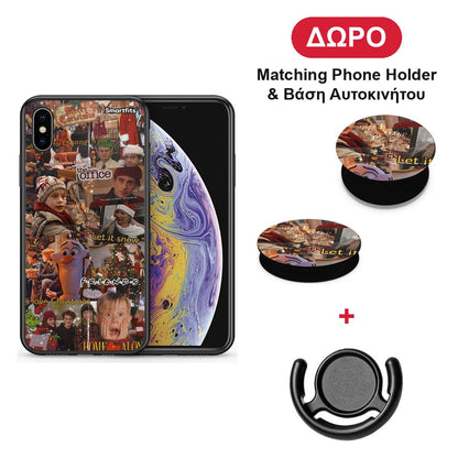 Xmas Wishes - iPhone X / Xs θήκη + Δώρο Phone Holder & Βάση Αυτοκινήτου