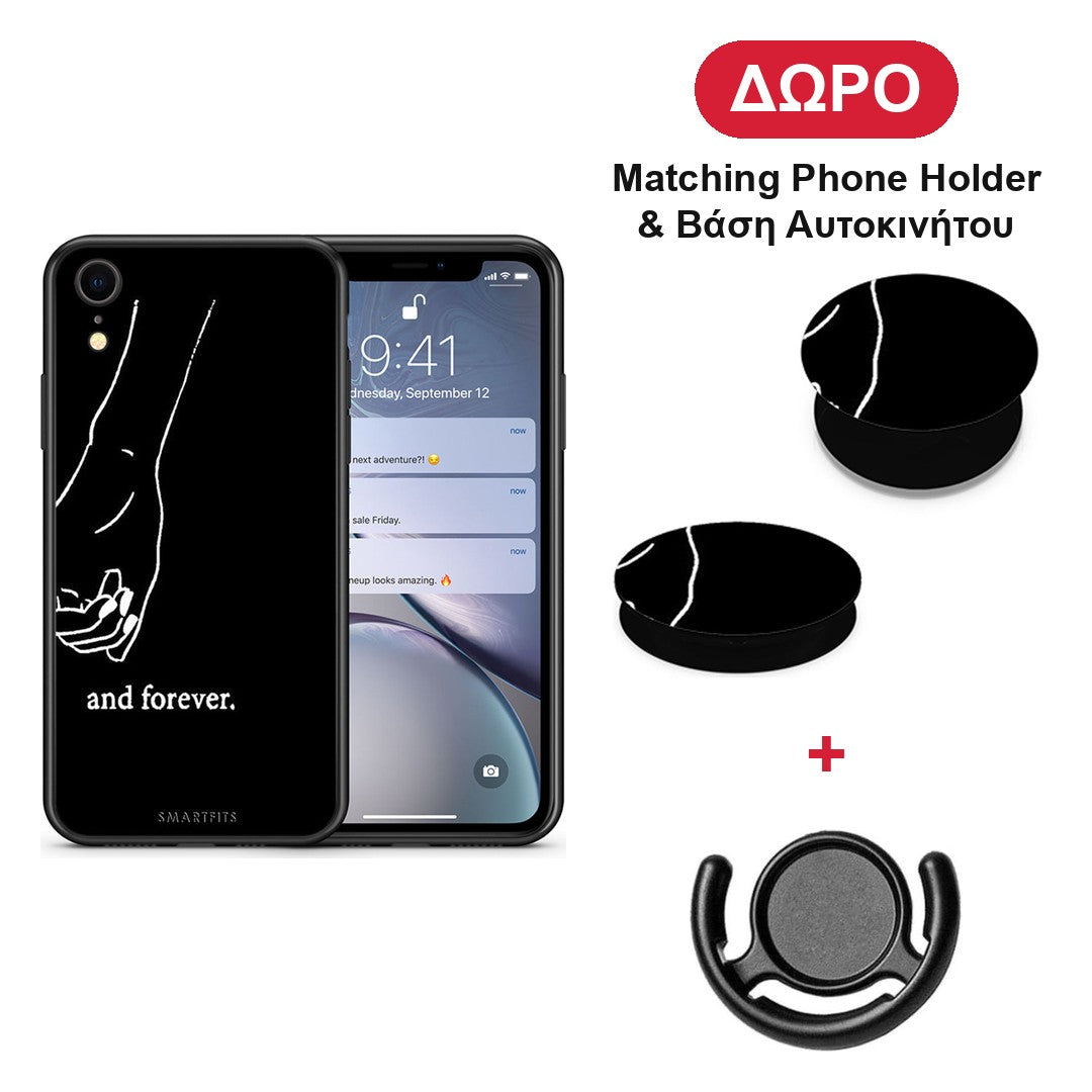 Always & Forever 2 - iPhone XR θήκη + Δώρο Phone Holder & Βάση Αυτοκινήτου