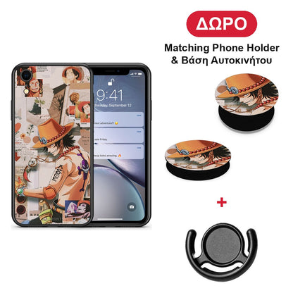 Anime Collage - iPhone XR θήκη + Δώρο Phone Holder & Βάση Αυτοκινήτου