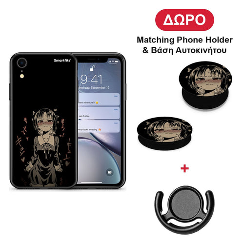 Anime Girl - iPhone XR θήκη + Δώρο Phone Holder & Βάση Αυτοκινήτου