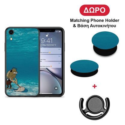 Clean The Ocean - iPhone XR θήκη + Δώρο Phone Holder & Βάση Αυτοκινήτου