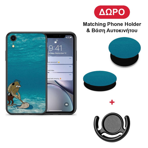 Clean The Ocean - iPhone XR θήκη + Δώρο Phone Holder & Βάση Αυτοκινήτου