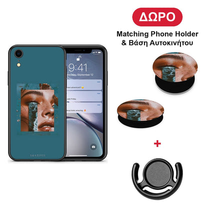 Cry An Ocean - iPhone XR θήκη + Δώρο Phone Holder & Βάση Αυτοκινήτου