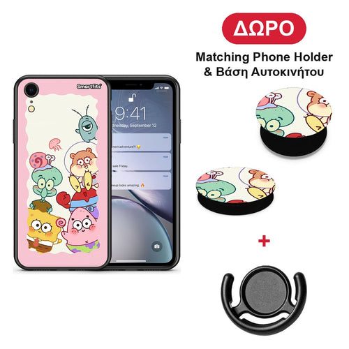 Cute Companion - iPhone XR θήκη + Δώρο Phone Holder & Βάση Αυτοκινήτου
