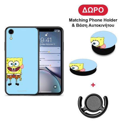 Friends Bob - iPhone XR θήκη + Δώρο Phone Holder & Βάση Αυτοκινήτου