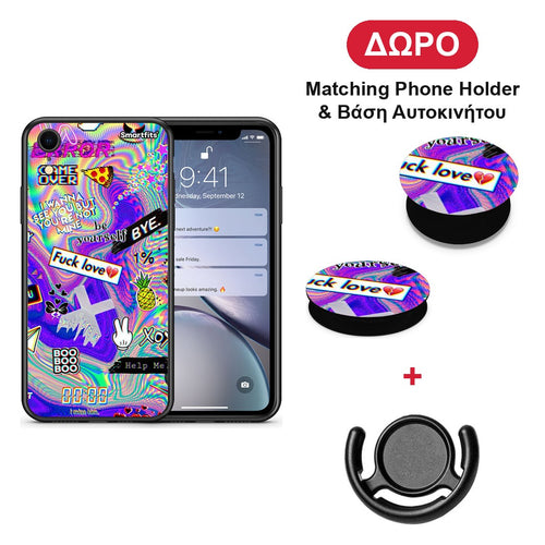 Game Over - iPhone XR θήκη + Δώρο Phone Holder & Βάση Αυτοκινήτου