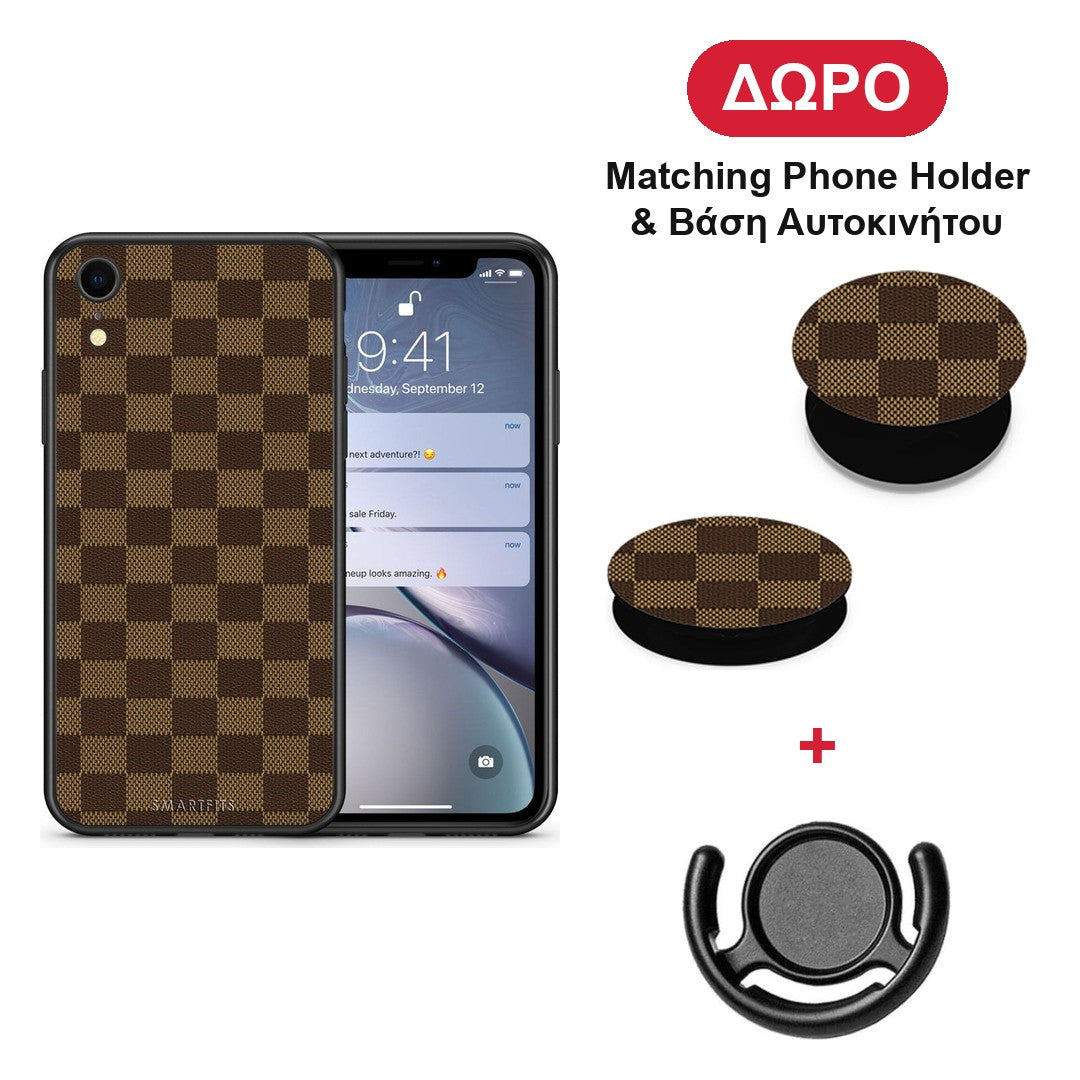 Designer Glamour - iPhone XR θήκη + Δώρο Phone Holder & Βάση Αυτοκινήτου