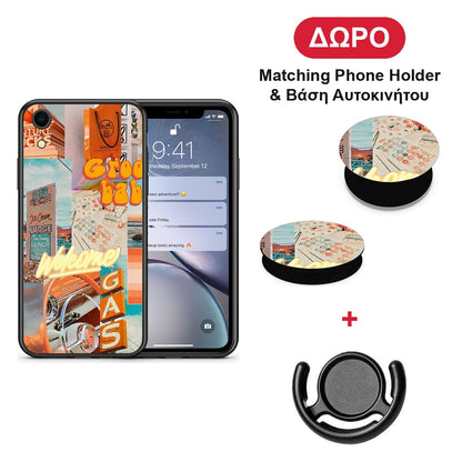 Groovy Babe - iPhone XR θήκη + Δώρο Phone Holder & Βάση Αυτοκινήτου
