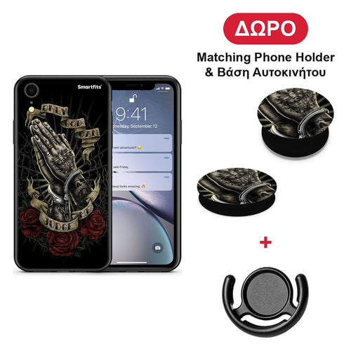 Judge By God - iPhone XR θήκη + Δώρο Phone Holder & Βάση Αυτοκινήτου
