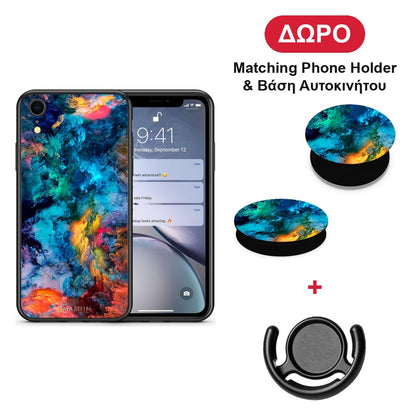 Paint Crayola - iPhone XR θήκη + Δώρο Phone Holder & Βάση Αυτοκινήτου