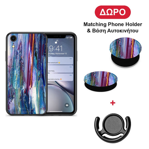 Paint Winter - iPhone XR θήκη + Δώρο Phone Holder & Βάση Αυτοκινήτου