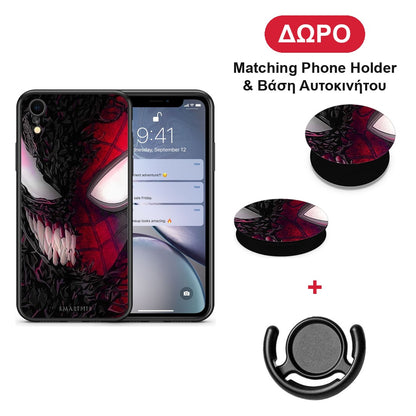 PopArt SpiderVenom - iPhone XR θήκη + Δώρο Phone Holder & Βάση Αυτοκινήτου