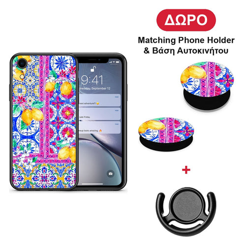 Retro Spring - iPhone XR θήκη + Δώρο Phone Holder & Βάση Αυτοκινήτου