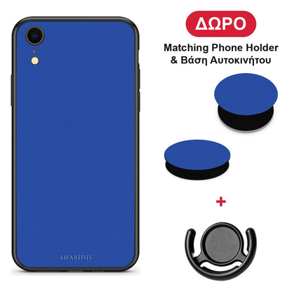 Royal Blue - iPhone XR θήκη + Δώρο Phone Holder & Βάση Αυτοκινήτου