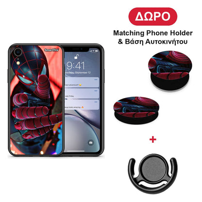 Spider Hand - iPhone XR θήκη + Δώρο Phone Holder & Βάση Αυτοκινήτου