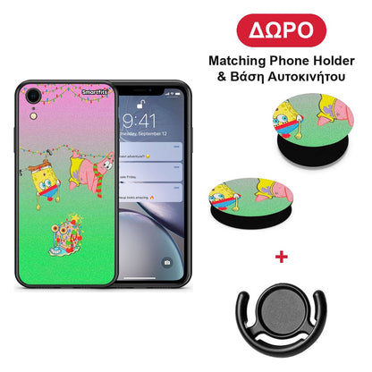 Xmas Lights - iPhone XR θήκη + Δώρο Phone Holder & Βάση Αυτοκινήτου