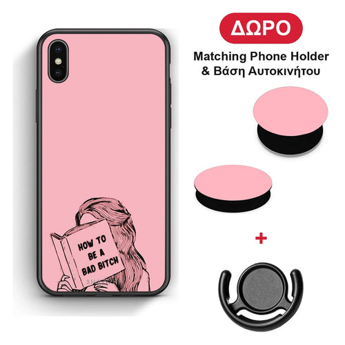 Bad Bitch - iPhone Xs Max θήκη + Δώρο Phone Holder & Βάση Αυτοκινήτου