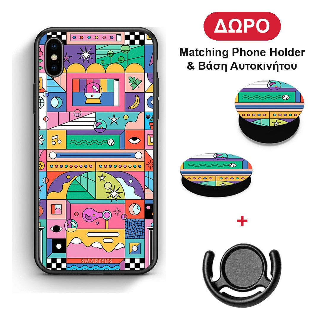 Bubbles Soap - iPhone Xs Max θήκη + Δώρο Phone Holder & Βάση Αυτοκινήτου
