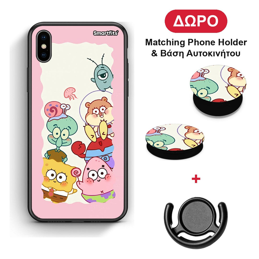 Cute Companion - iPhone Xs Max θήκη + Δώρο Phone Holder & Βάση Αυτοκινήτου