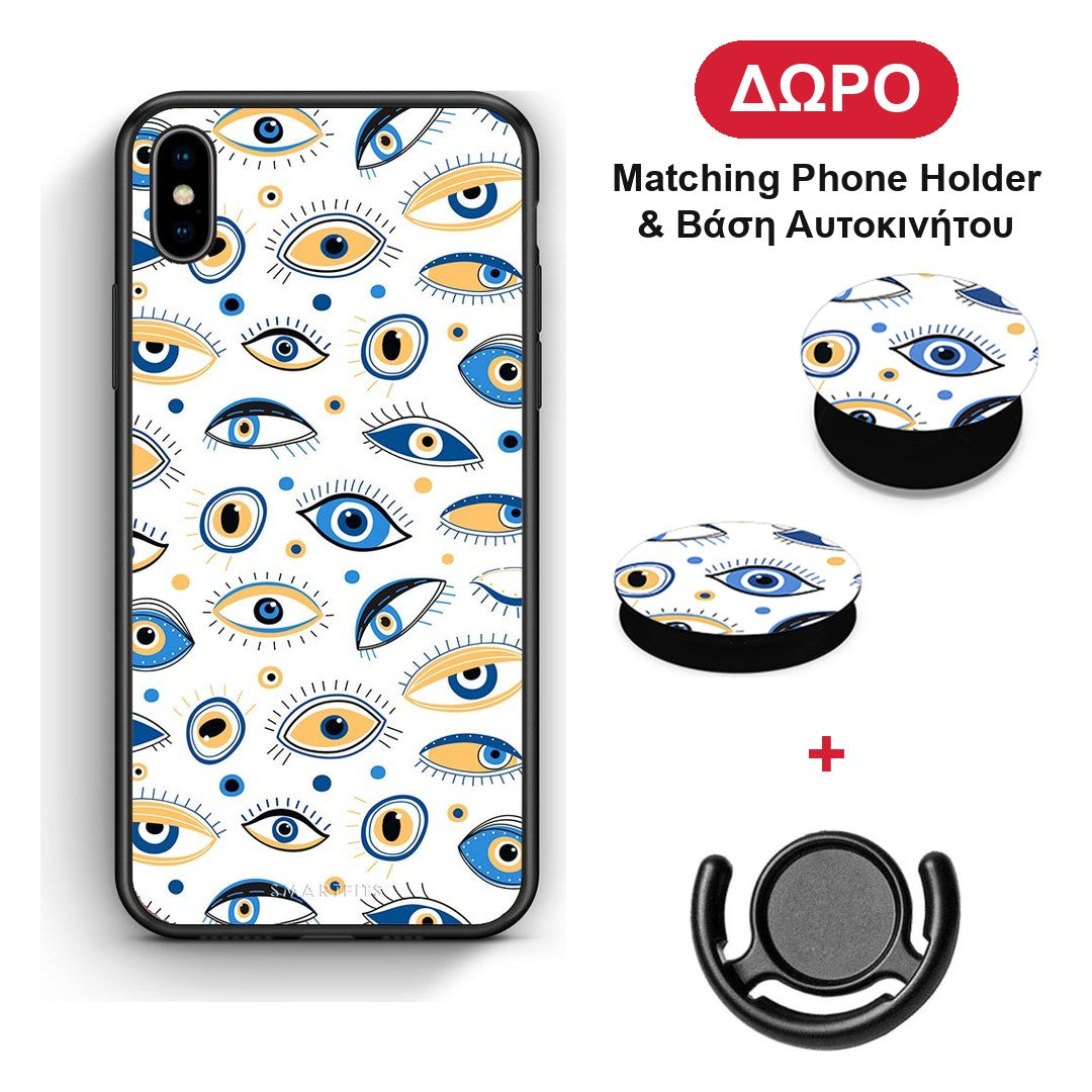 Ftou Ftou - iPhone Xs Max θήκη + Δώρο Phone Holder & Βάση Αυτοκινήτου
