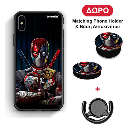 Funny Guy - iPhone Xs Max θήκη + Δώρο Phone Holder & Βάση Αυτοκινήτου