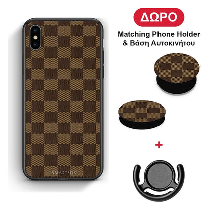 Designer Glamour - iPhone Xs Max θήκη + Δώρο Phone Holder & Βάση Αυτοκινήτου