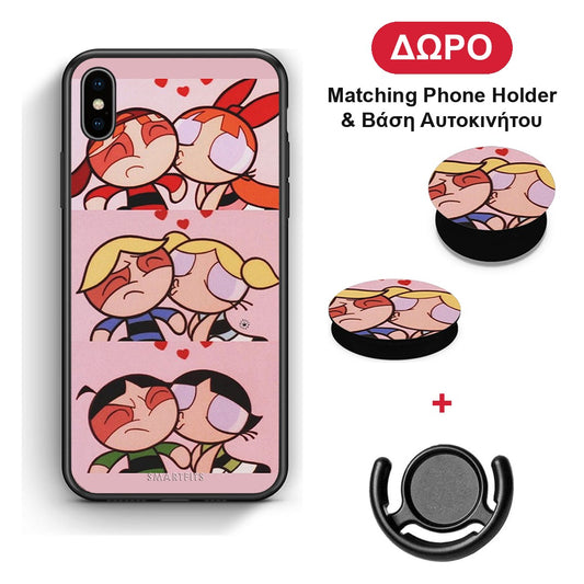 Puff Love - iPhone Xs Max θήκη + Δώρο Phone Holder & Βάση Αυτοκινήτου