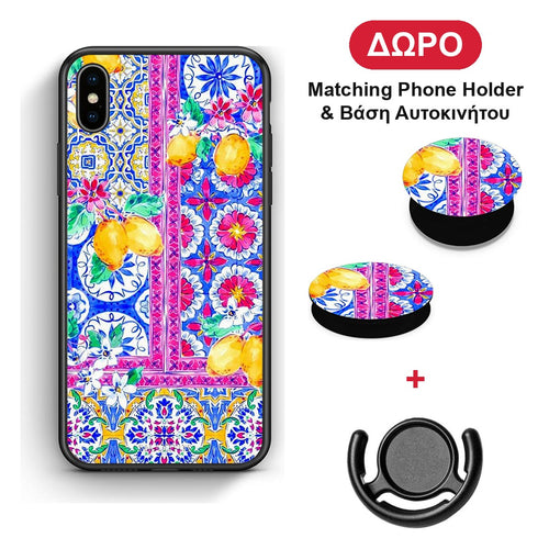 Retro Spring - iPhone Xs Max θήκη + Δώρο Phone Holder & Βάση Αυτοκινήτου