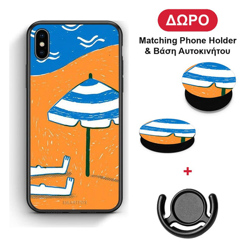 Summering - iPhone Xs Max θήκη + Δώρο Phone Holder & Βάση Αυτοκινήτου