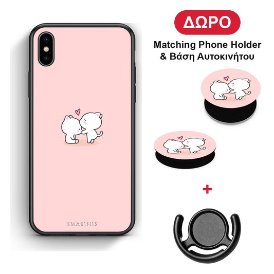 Valentine Love - iPhone Xs Max θήκη + Δώρο Phone Holder & Βάση Αυτοκινήτου