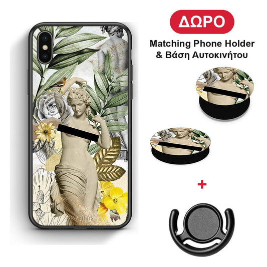 Woman Statue - iPhone Xs Max θήκη + Δώρο Phone Holder & Βάση Αυτοκινήτου