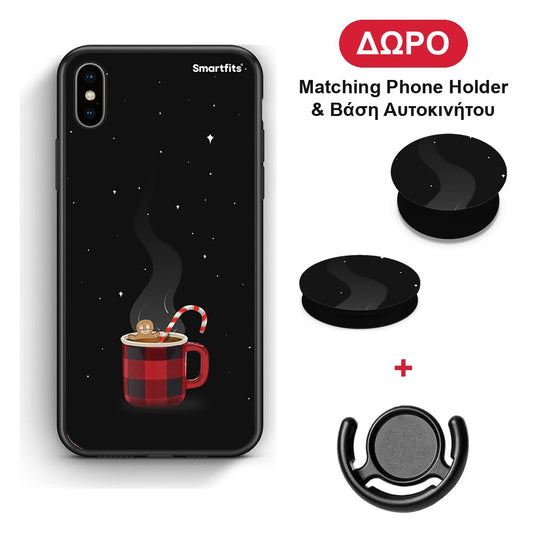 Xmas Bathing - iPhone Xs Max θήκη + Δώρο Phone Holder & Βάση Αυτοκινήτου