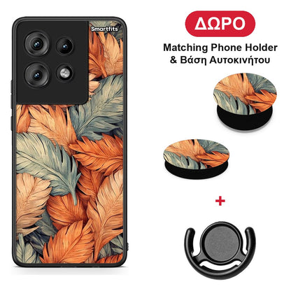 Autumn Leaves - Motorola Edge 50 θήκη + Δώρο Phone Holder & Βάση Αυτοκινήτου