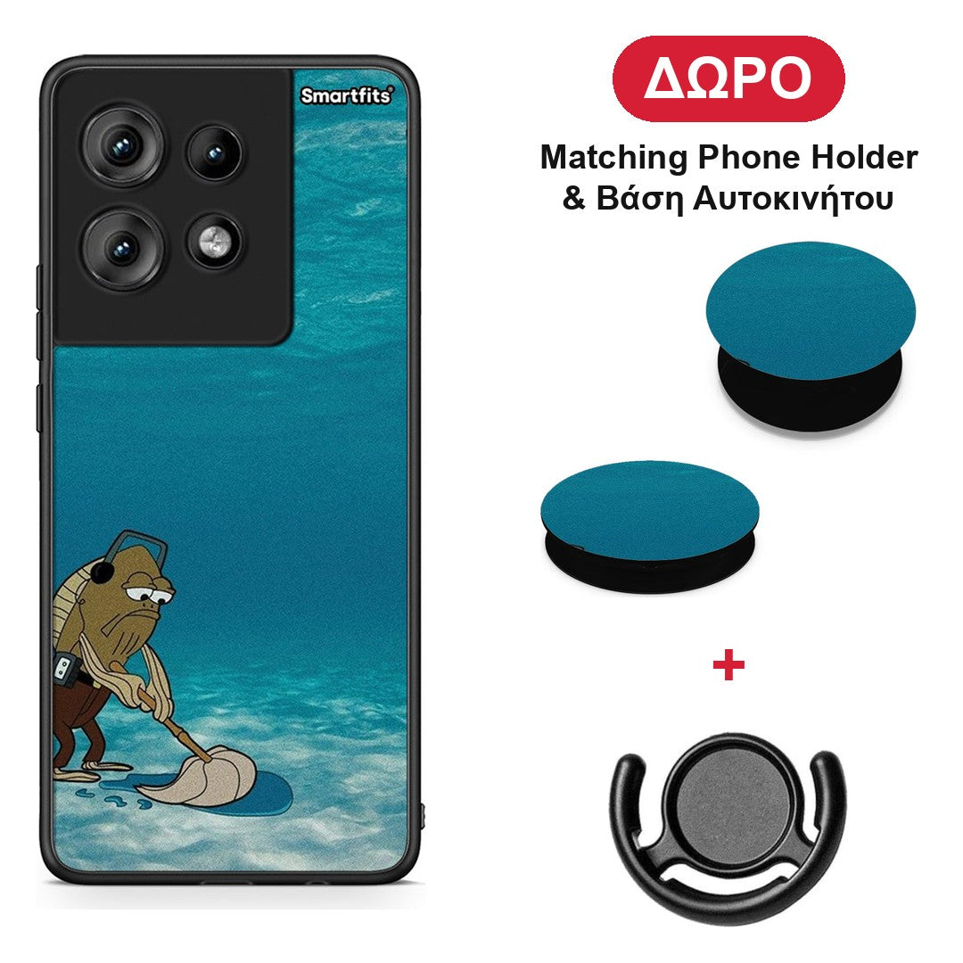 Clean The Ocean - Motorola Edge 50 θήκη + Δώρο Phone Holder & Βάση Αυτοκινήτου