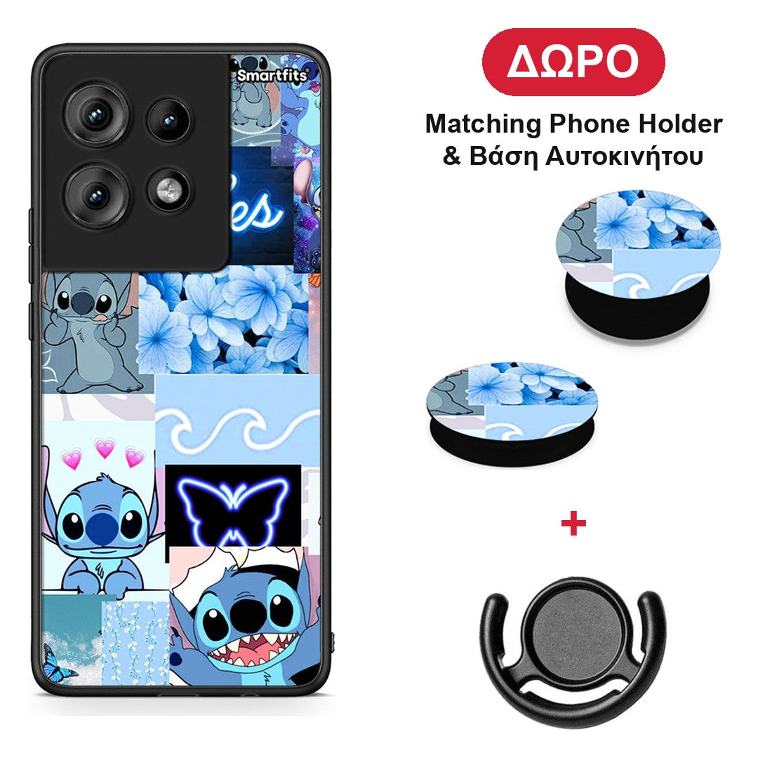 Collage Good Vibes - Motorola Edge 50 θήκη + Δώρο Phone Holder & Βάση Αυτοκινήτου