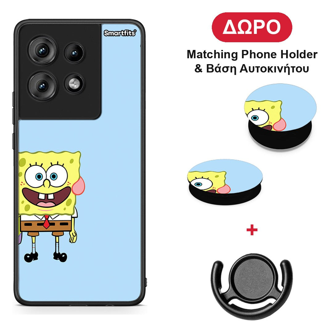 Friends Bob - Motorola Edge 50 θήκη + Δώρο Phone Holder & Βάση Αυτοκινήτου