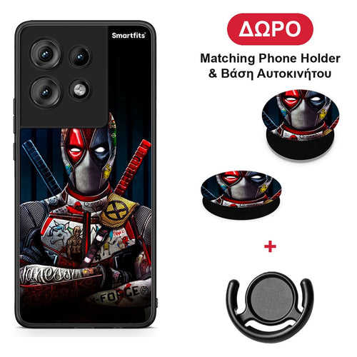 Funny Guy - Motorola Edge 50 θήκη + Δώρο Phone Holder & Βάση Αυτοκινήτου