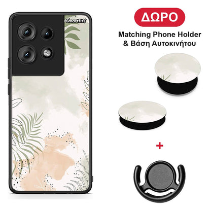 Nude Plants - Motorola Edge 50 θήκη + Δώρο Phone Holder & Βάση Αυτοκινήτου