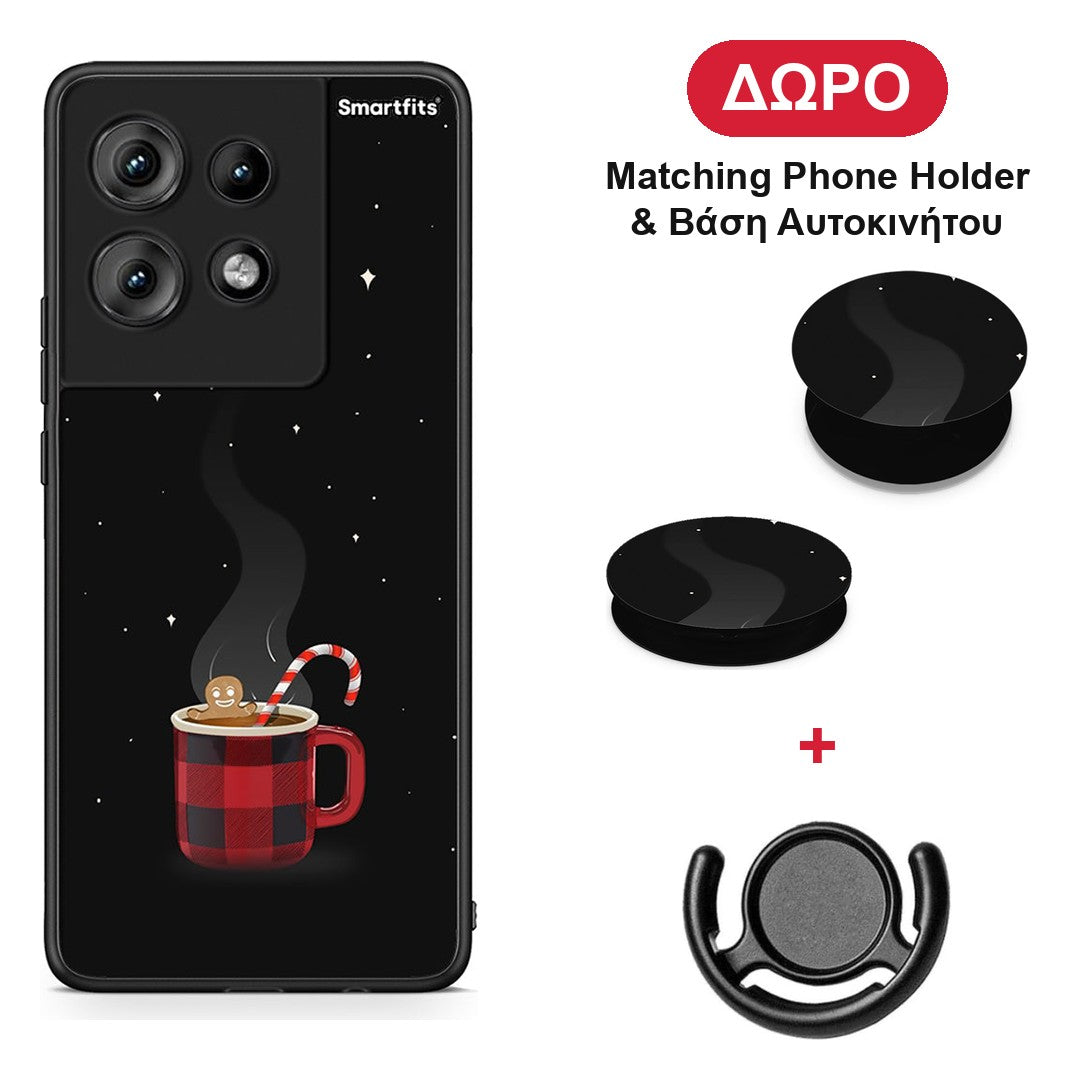 Xmas Bathing - Motorola Edge 50 θήκη + Δώρο Phone Holder & Βάση Αυτοκινήτου