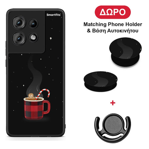 Xmas Bathing - Motorola Edge 50 θήκη + Δώρο Phone Holder & Βάση Αυτοκινήτου