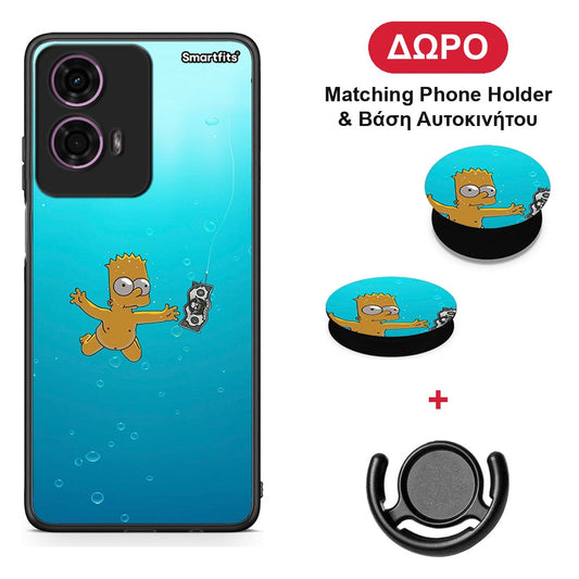 Chasing Money - Motorola G24 θήκη + Δώρο Phone Holder & Βάση Αυτοκινήτου