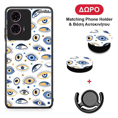 Ftou Ftou - Motorola G24 θήκη + Δώρο Phone Holder & Βάση Αυτοκινήτου