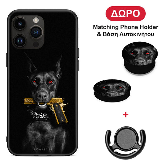 Golden Gun - Θήκη Κινητού + Δώρο Phone Holder & Βάση Αυτοκινήτου